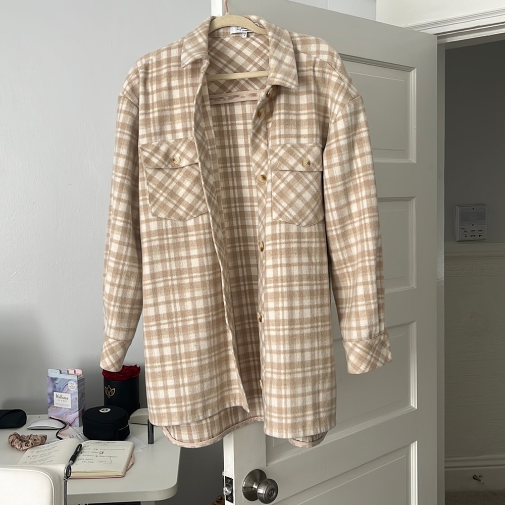 Beige Shacket - image 3